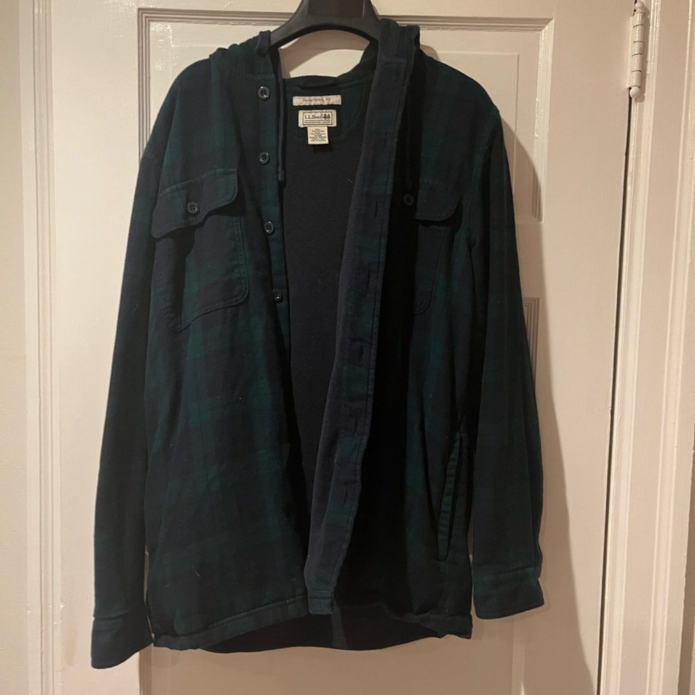 Fleece lined flannel